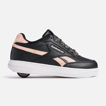 Heelys Girls' Reebok Club C Shoes Black/Rosegold -HE01859063-BKRSGD