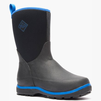 Muck Boot Company Unisex Kids' Element Waterproof Insulated Boot Black/Blue - KEL501