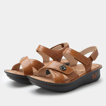 Alegria Women's Kelsi Sandal Fondly Cognac - ALG-KLS-6629