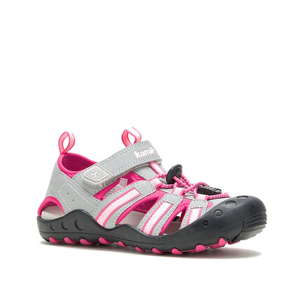 Kamik Unisex Kids Crab Sandal Grey/Pink - HK9594-GPI