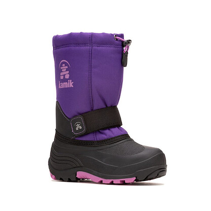 Kamik Unisex Kids' Rocket Purple Iris Cold Weather Boot - NK4125-POR