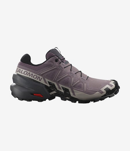 Salomon Women's Speedcross 6 Trail Running Shoe Moonscape/Black/Ashes Of Roses - L41742900