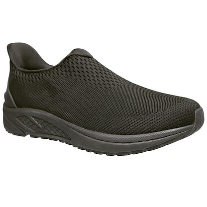 Propet Men's One Velocity Slip-On Sneaker All Black - MAO004MABL