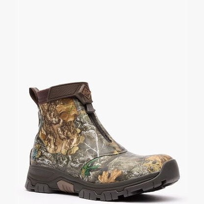 Muck Boot Company Men's 7" Apex Waterproof Mid Zip Boot Realtree Edge - MAXZMEG