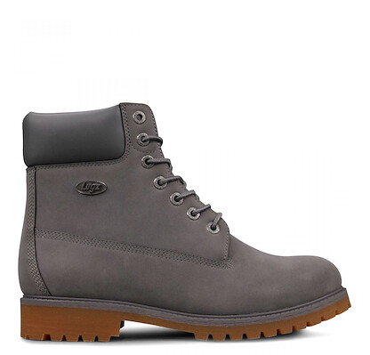Lugz Men's 6" Convoy Boot Charcoal/Gum - MCNVYK-0823