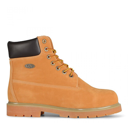 Lugz Work Men's Drifter 6" Wide Steel Toe Work Boot Golden Wheat/Bark/Tan - MDRIF6STWK-7470