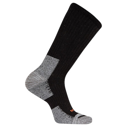 Merrell Men's Elite Tactical Crew Socks Black (1 pair) - MEA33523C1B4001-BLACK