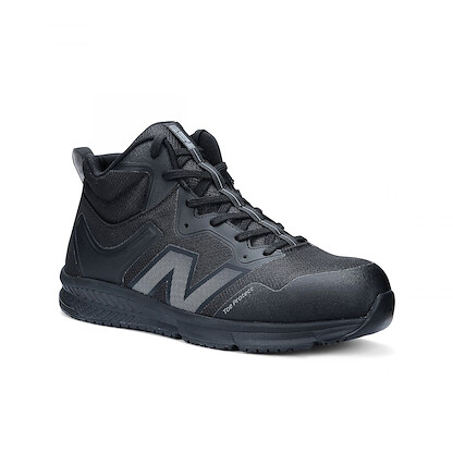 NEW BALANCE SAFETY Men's Evolve Mid Composite Toe ESD Work Shoe Black/Black - MIDEVOLSDBB