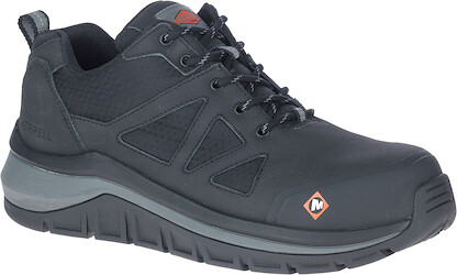 MERRELL WORK Men's Fullbench Speed Carbon Fiber Toe Work Shoe Black - J003325
