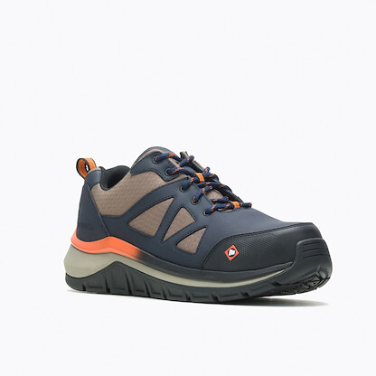 MERRELL WORK Men's Fullbench Speed Carbon Fiber Toe Work Shoe Navy - J003329