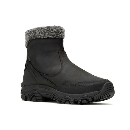 Merrell Women's Coldpack 3 Thermo Mid Zip Waterproof Black Boot - J037396