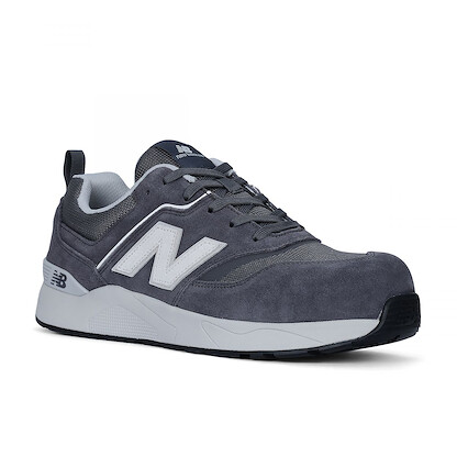 NEW BALANCE SAFETY Men's Elite Lite Composite Toe EH Work Shoe Grey/White - MUELEHGW