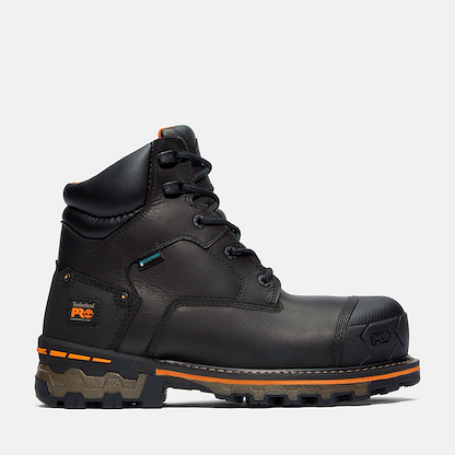 Timberland PRO Men's 6" Boondock Composite Toe Waterproof Work Boot Black - TB1A1FZP001