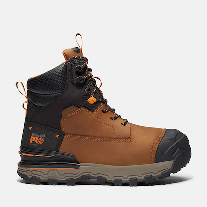 Timberland PRO Men's 6" Boondock Ultralight Soft Toe Waterproof Work Boot Light Brown - TB0A648BEM8