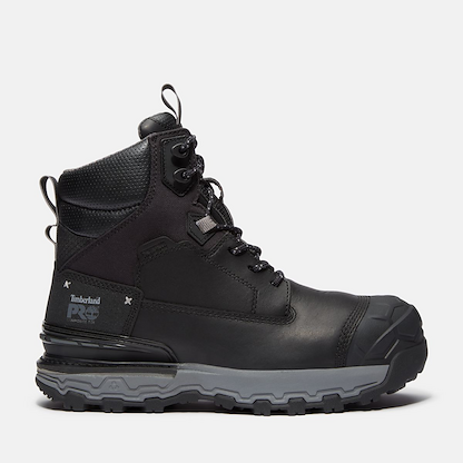 Timberland PRO Men's 6" Boondock Ultralight Composite Toe Waterproof Puncture Resistant CSA Work Boot Black/Grey - TB0A63GKEDX