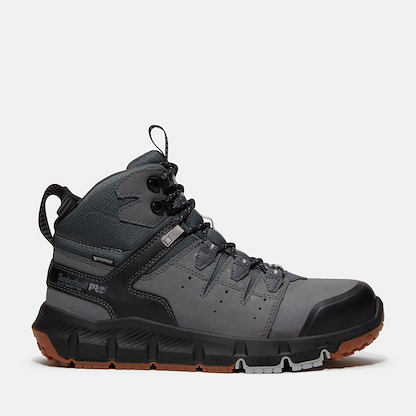 Timberland PRO Men's 6" Tempe Alloy Toe Waterproof Work Boot Medium Grey - TB0A67G3EJO