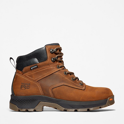 Timberland PRO Men's 6" TiTAN EV Soft Toe EH Waterproof Work Boot Brown - TB1A5M2T214