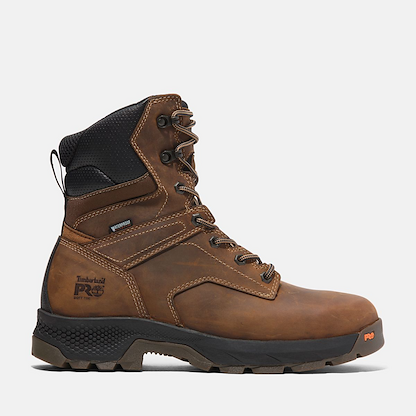 Timberland PRO Men's 8" TiTAN EV Soft Toe Waterproof Work Boot Medium Brown - TB0A66QQEM4