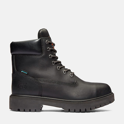 Timberland PRO Men's 6" Direct Attach Steel Toe Waterproof Work Boot Black - TB126038001