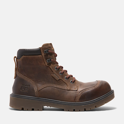 Timberland PRO Men's 6" Whitman Composite Toe Waterproof Work Boot Dark Brown - TB0A677YW01