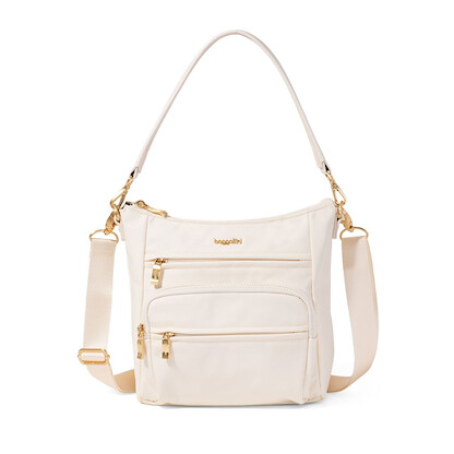 Baggallini Nolita Convertible Crossbody Coconut Twill - NCC119-B1129