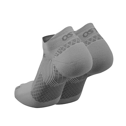 OS1st Unisex Plantar Fasciitis No Show Socks Grey - OS1-3454GREY
