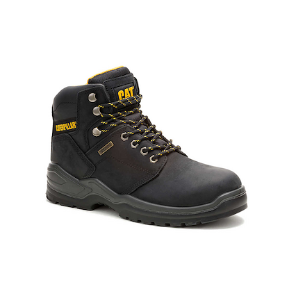 CATERPILLAR WORK Men's Striver Steel Toe Waterproof Work Boot Black - P91786