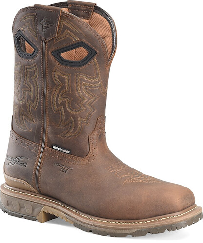 Phantom Rider Men’s 11” Stanton Composite Toe Waterproof Roper Work Boot Brown - PH5010