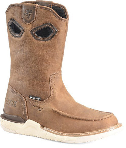 Phantom Rider Men's 11" Dalton Waterproof SR EH Wellington Work Boot Brown - PH5039
