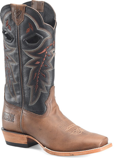 Phantom Rider Men's 13" Deeprose Buckaroo Western Boot Caramel/Black - PH5045