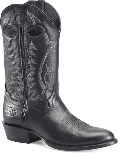 Phantom Rider Men's 11" Corvus  Roper Western Boot Black - PH5047
