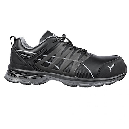 PUMA Safety Women's Velocity 2.0 Low Composite Toe ESD Work Shoe Black/Silver - 643965