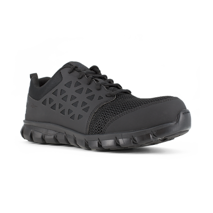 Reebok Work Women's Sublite Cushion Alloy Toe ESD Athletic Work Shoe Black - RB039