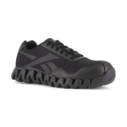 Reebok Work Men's Zig Pulse Composite Toe Work Athletic Work Shoe Black - RB3019