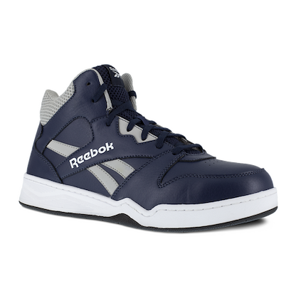 Reebok Work Men's BB4500 Work Composite Toe ESD Athletic High Top Work Shoe Navy/Grey - RB4133