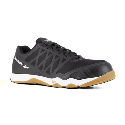 Reebok Work Men's Speed TR Composite Toe Athletic Work Shoe Black/Gum - RB4450
