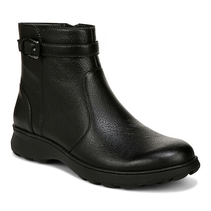 Vionic Women's Redding Ankle Boot Black Leather - J2858L1001