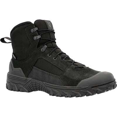 ROCKY WORK Men's 6" Mountain Combat Waterproof Soft Toe Military Boot Black - RKC179