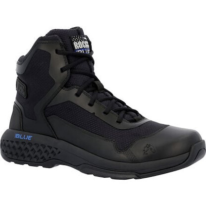 ROCKY Men's 6” Code Blue SR Soft Toe Public Service Boot Black - RKD0106