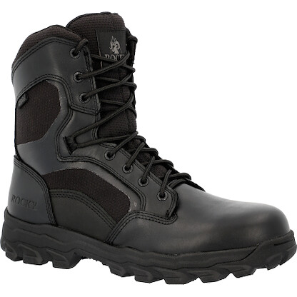 Rocky Men's Alpha Force Lite Waterproof Public Service Boot Black - RKD0139