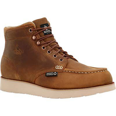 ROCKY WORK Men's 6" Monocrepe Wedge Composite Toe Work Boot Crazy Horse - RKK0471