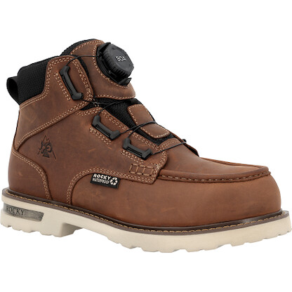 Rocky Men's Grindstone XTR Boa Composite Toe Work Boot Brown - RKK0521