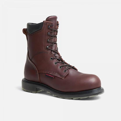 Red Wing Men's 8" SuperSole® 2.0 Steel Toe Work Boot Brown - 2408