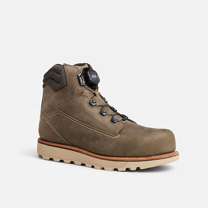 Red Wing Men's 6" Traction Tread Lite BOA Composite Toe Waterproof Work Boot Oilve - 2462