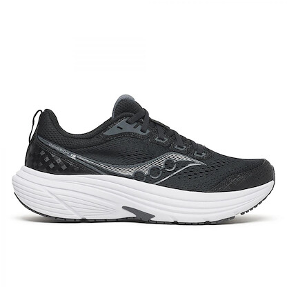 Saucony Women's Cohesion 19 Wide(D) Running Shoe Black/White - S101960-1003