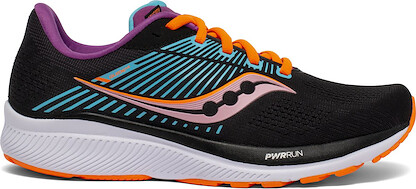 Saucony Women's Guide 14 Running Shoe Future Black Neon - S10654-25