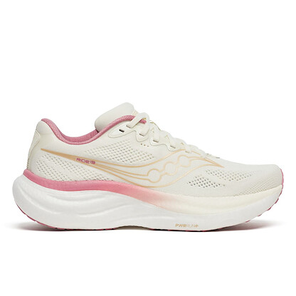 Saucony Women's Ride 19 Vanilla/Mauve Running Shoes - S11055-142