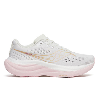 Saucony Women's Ride 19 White/Silk Running Shoes - S11055-151