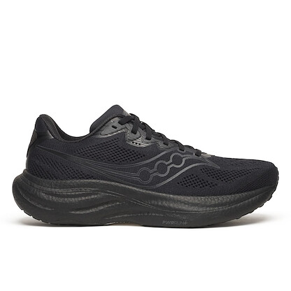 Saucony Men's Ride 19 Wide Triple Black Running Shoes - S21056-101