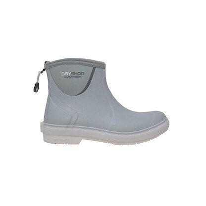 Drysyhod Women's 9” Slipnot Ankle Deck Boot Ghost Grey - SLN-WA-GH